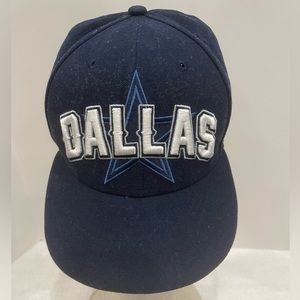 Adult New Era NFL Dallas Cowboys Hat. Fitted. Blue and White.